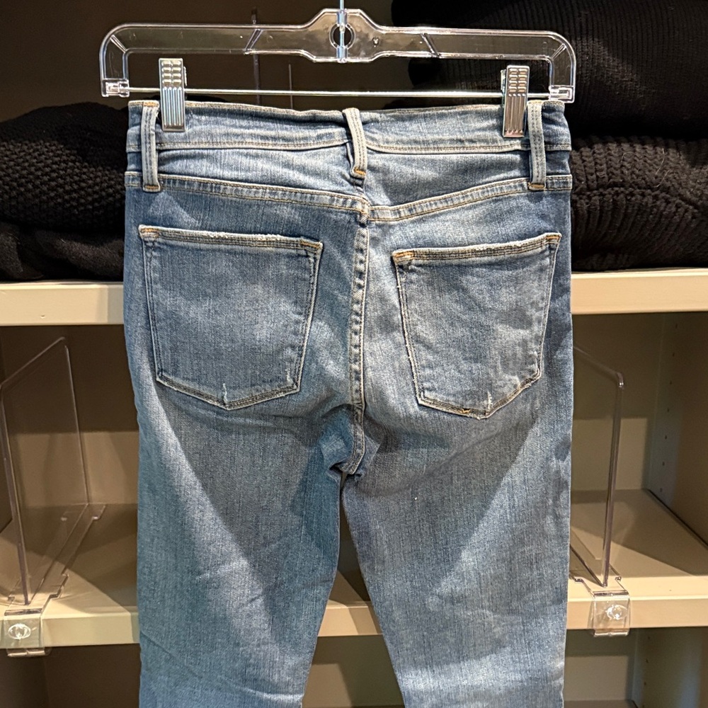 Frame Denim Women's Classic Blue Skinny Jeans - Picture 4 of 4